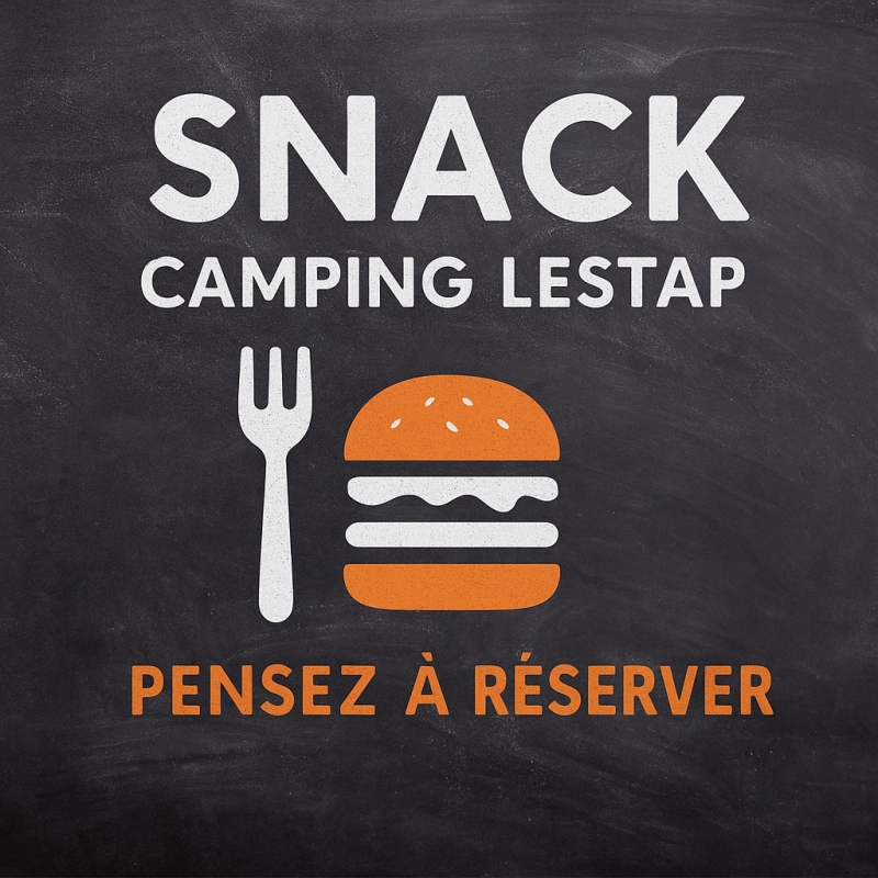 Ouverture du Snack – Saison 2025 au Camping Lestap
